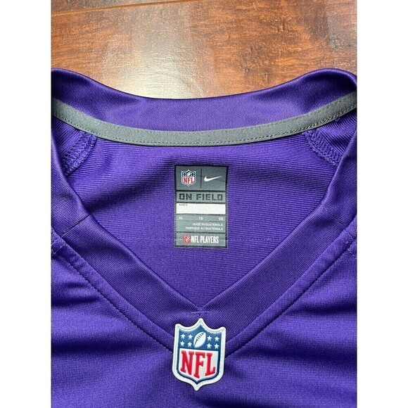 Greg Jennings 15 Minnesota Vikings XL Purple Jersey NFL Nike On Field Stitched - Picture 3 of 5